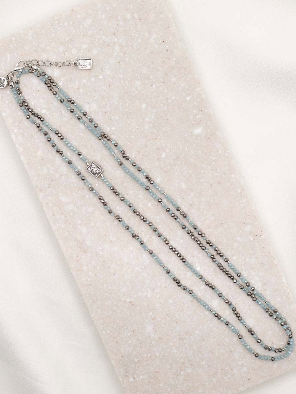 My Saint My Hero Hail Mary Morse Code Prayer Rope Necklace 40” + 2” Extender - Picture 5 of 9